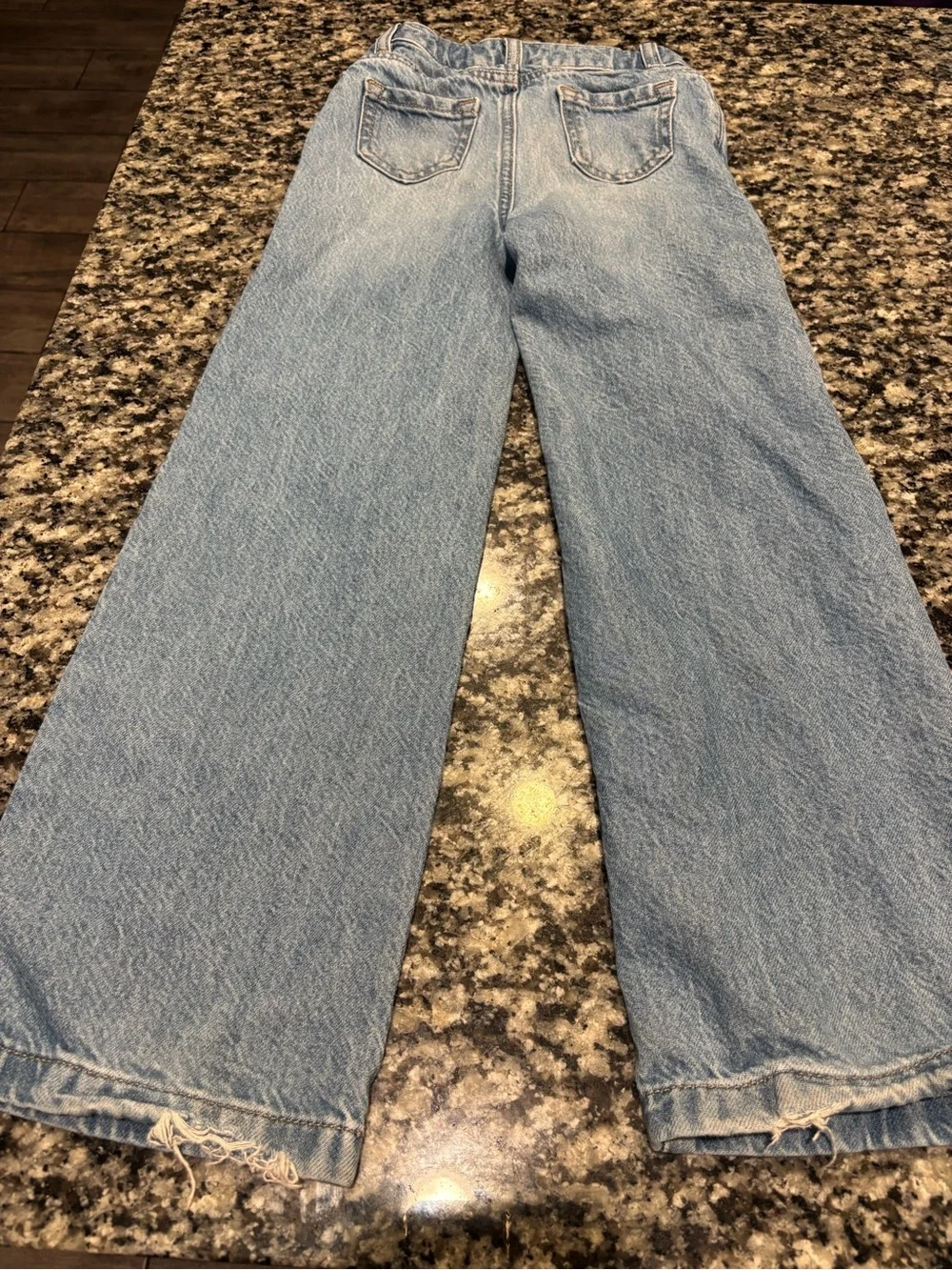 Cat & Jack Light Blue Slim wide leg  girls Jeans
